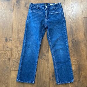 Maeve by Anthropologie The Essential Slim High-Rise Straight Jeans 27
